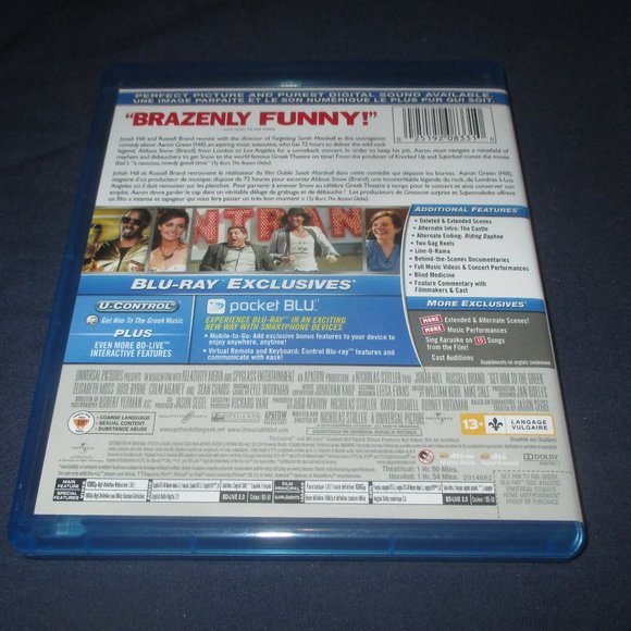 Get Him to the Greek (Blu-ray/DVD, 2010, Unrated Collector Edition, ,2-Disc Set) - Picture 3 of 3